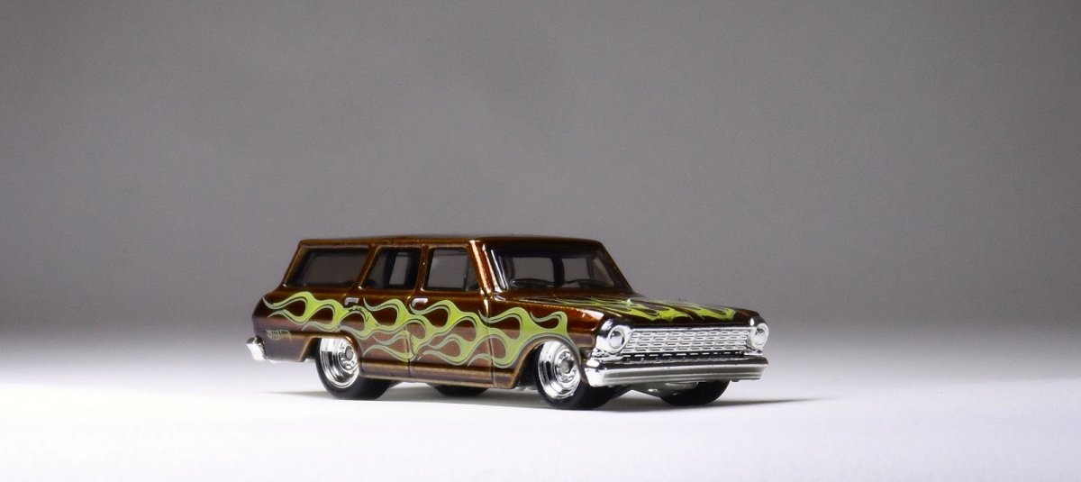 2014 64 Chevy Nova Station Wagon Brown: Image 13