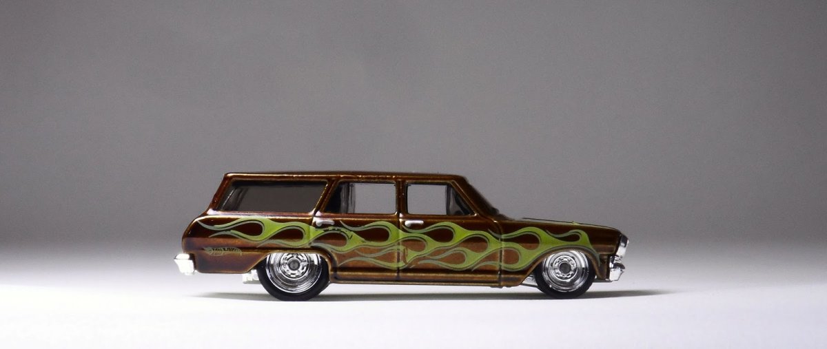 2014 64 Chevy Nova Station Wagon Brown: Image 12