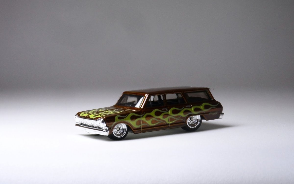 2014 64 Chevy Nova Station Wagon Brown: Image 10
