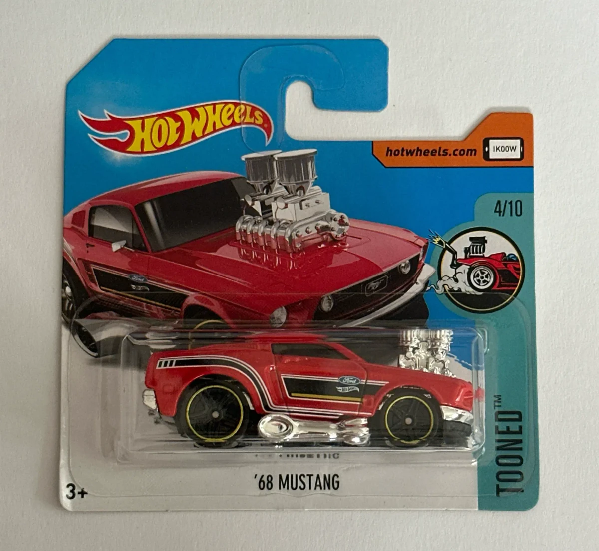 2017 68 Mustang Red: Short: Image 2
