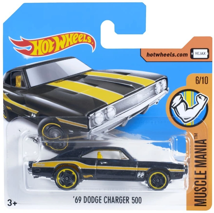2017 69 Dodge Charger 500 Black: Short: Image 3