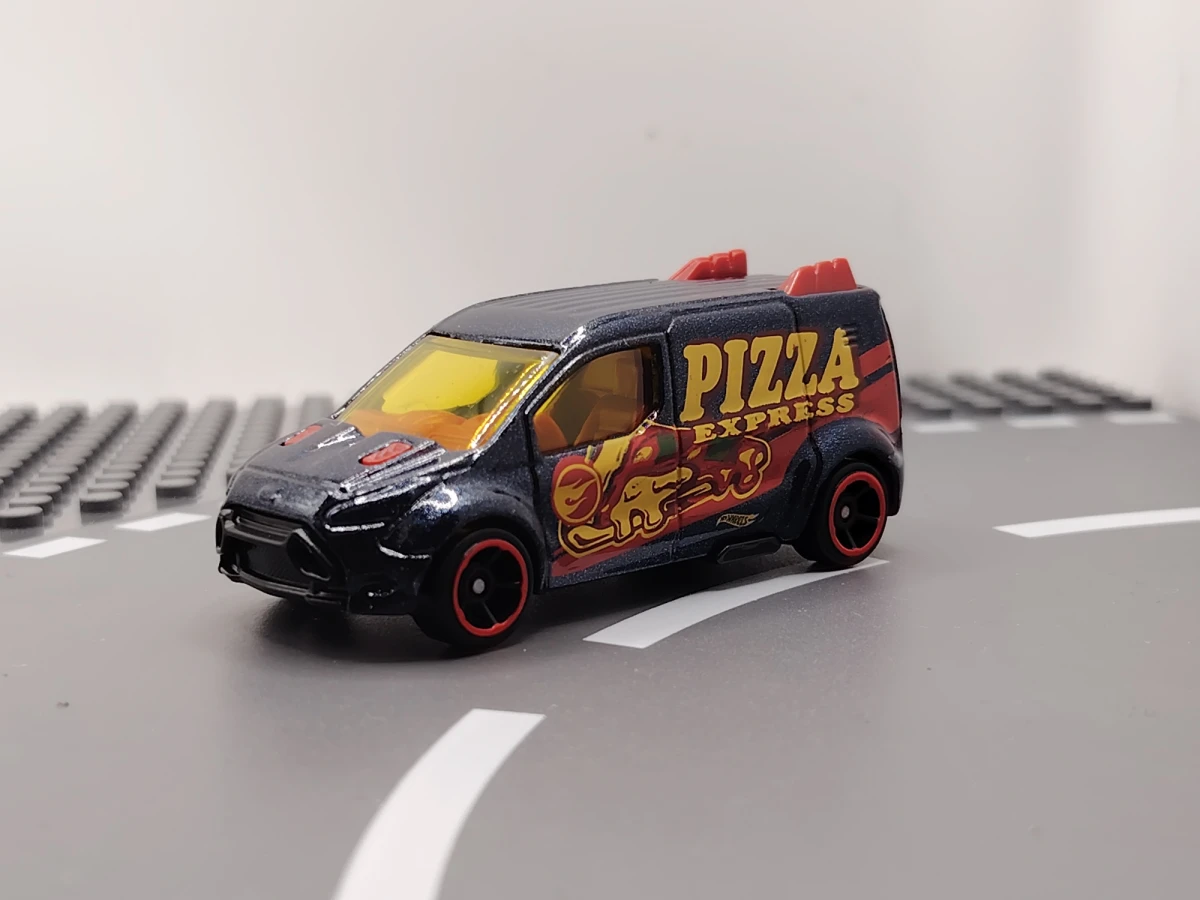 2017 Hot Wheels Ford Transit Connect Blue: No Package: Image 2