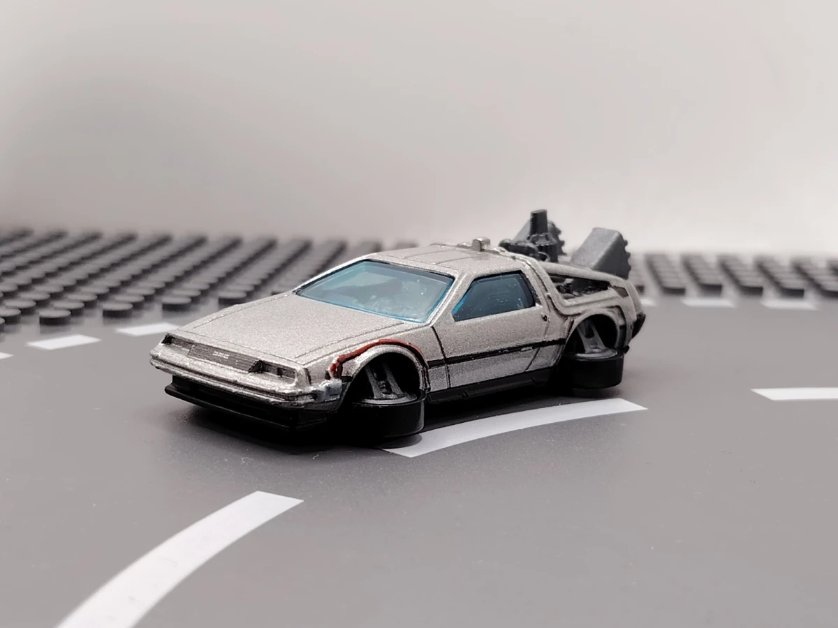 2019 Back To The Future Time Machine - Hover Mode Silver: No Package: Image 3