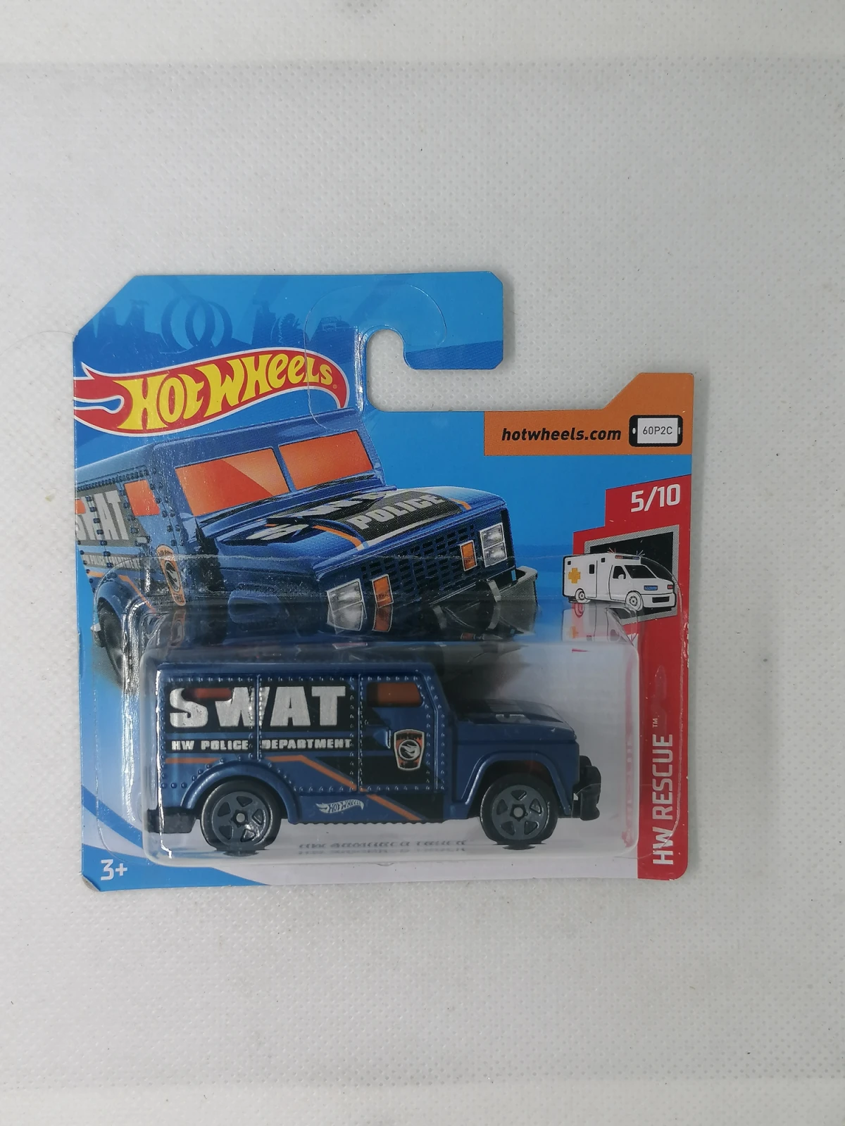 2019 HW Armored Truck Blue: Short: Image 2