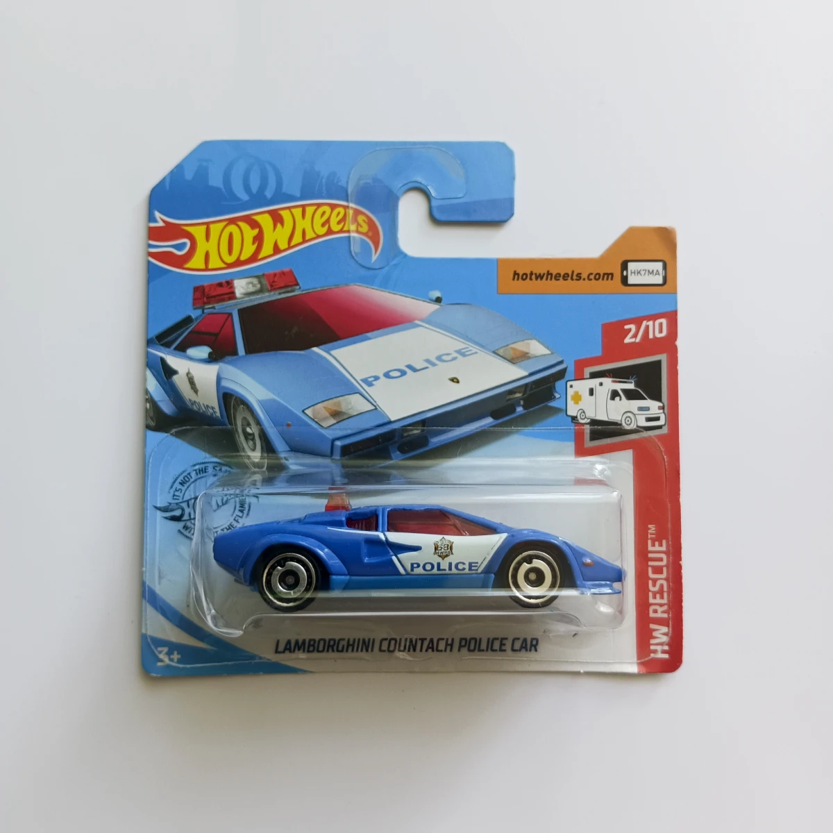 2019 Lamborghini Countach Police Car Blue: Short: Image 2