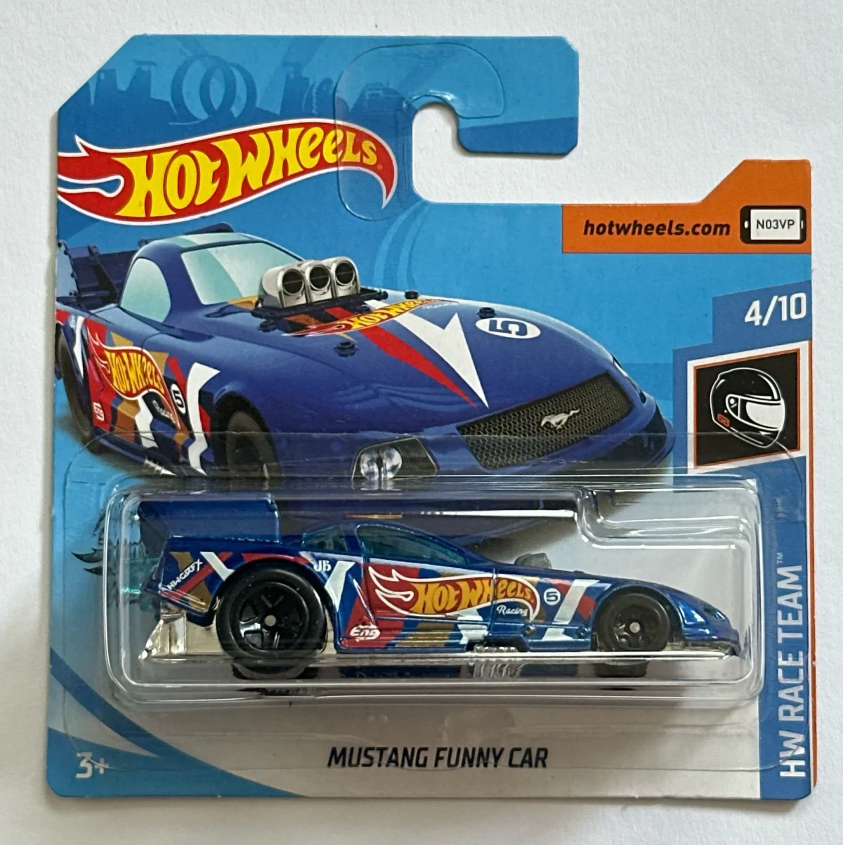 2019 Mustang Funny Car Blue: Short: Image 2