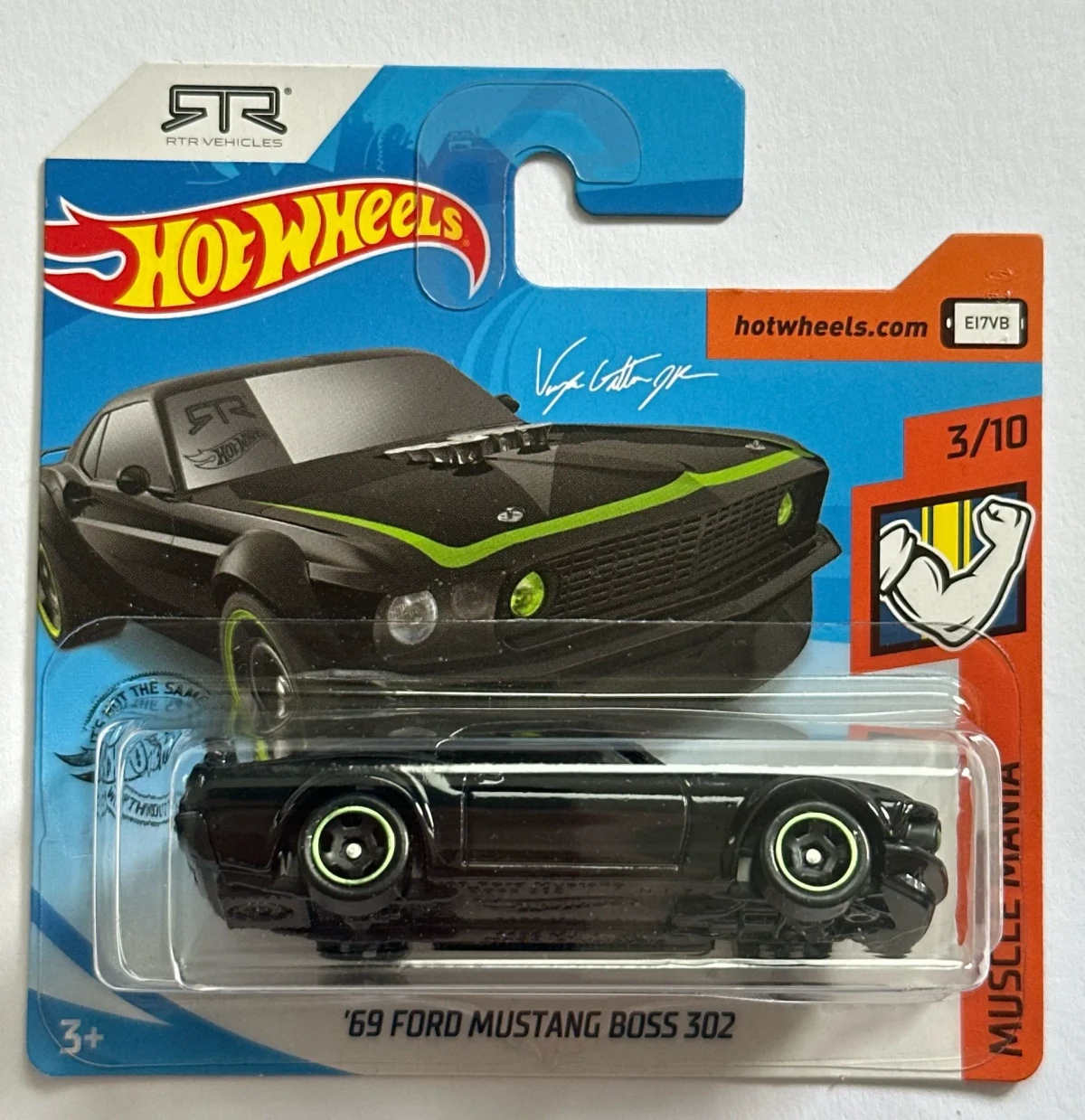 2020 69 Ford Mustang Boss 302 Black: Short: Image 3