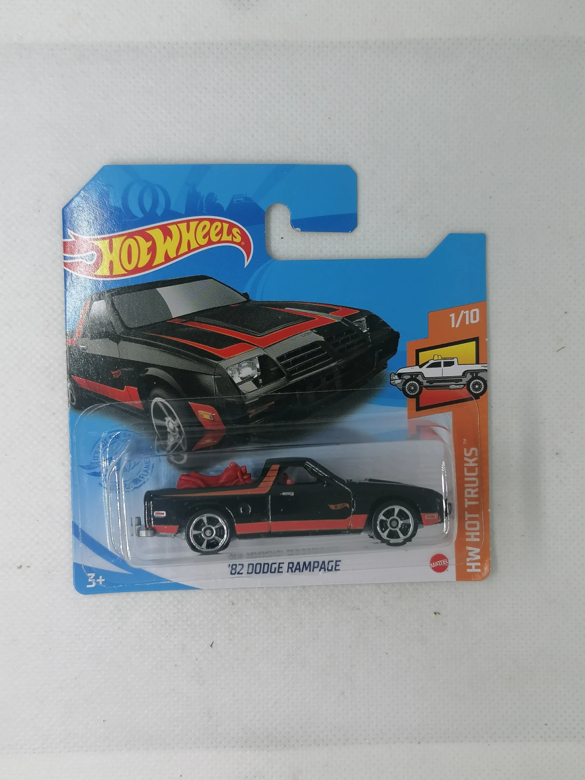 2021 82 Dodge Rampage Black: Short: Image 2