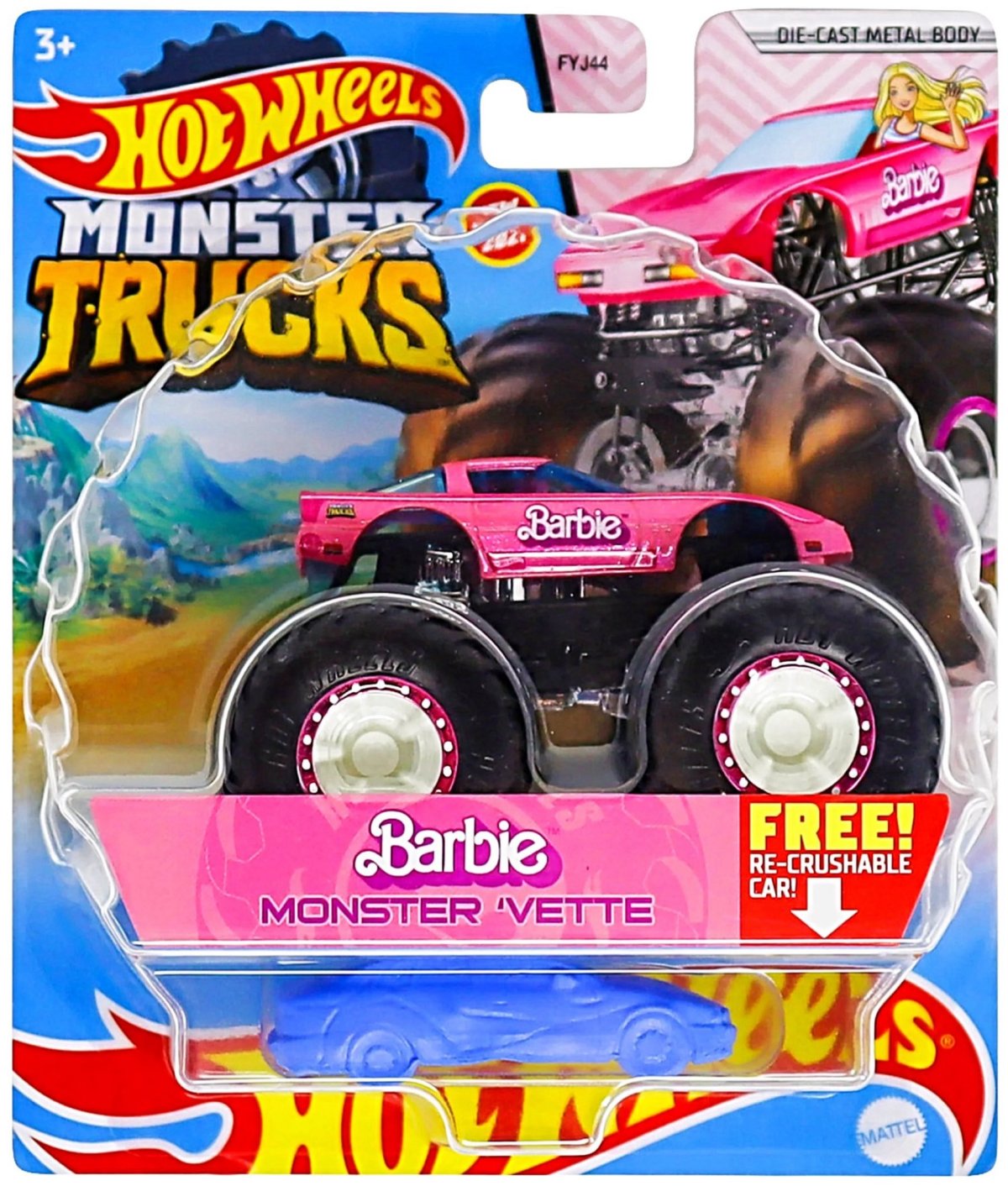 Hot Wheels Barbie Monster 