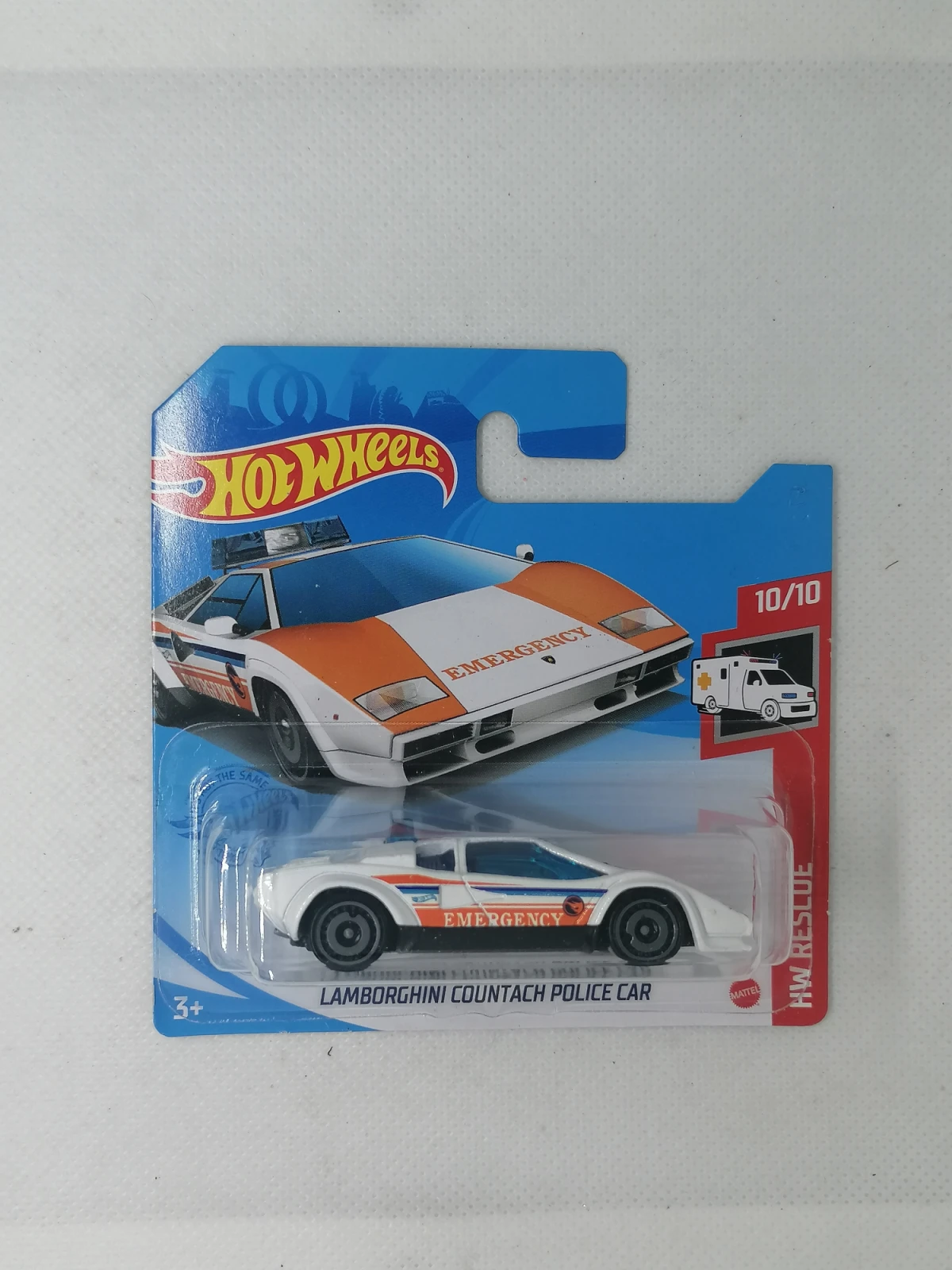 2021 Lamborghini Countach Police Car White: Short: Image 2