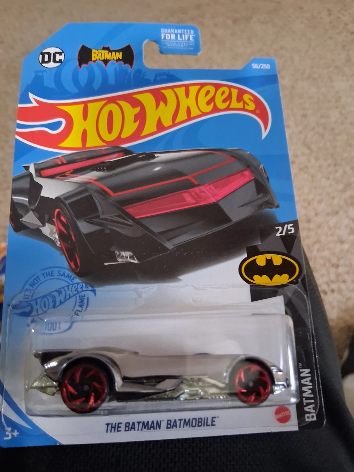 2021 The Batman Batmobile Silver: Long (US): Image 2