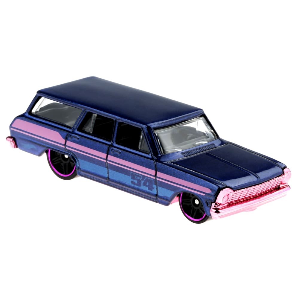 2022 64 Chevy Nova Wagon Blue: Image 3