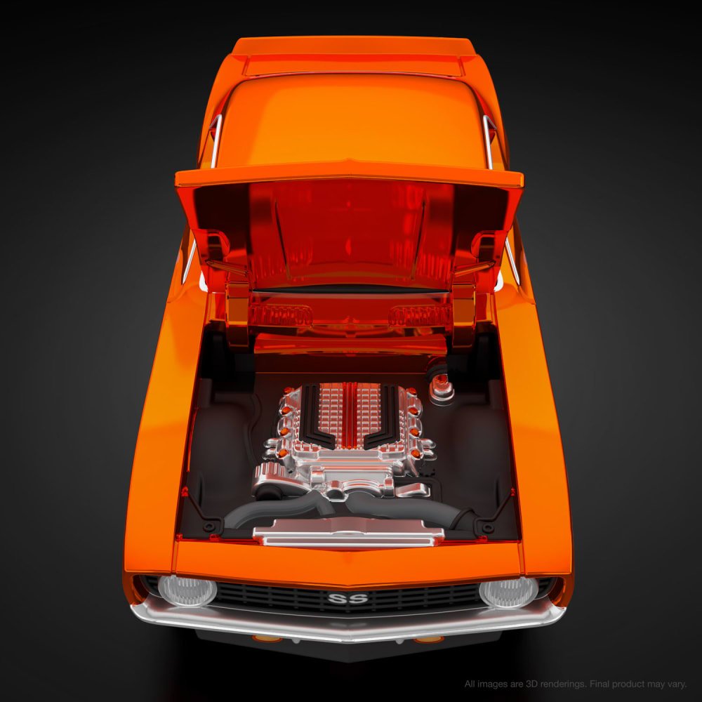 2022 1969 Chevy Camaro SS Orange: Image 11