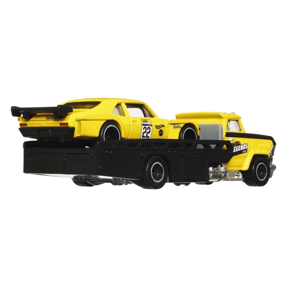 2022 Custom '70 Chevy Nova & Horizon Hauler Yellow: Image 7