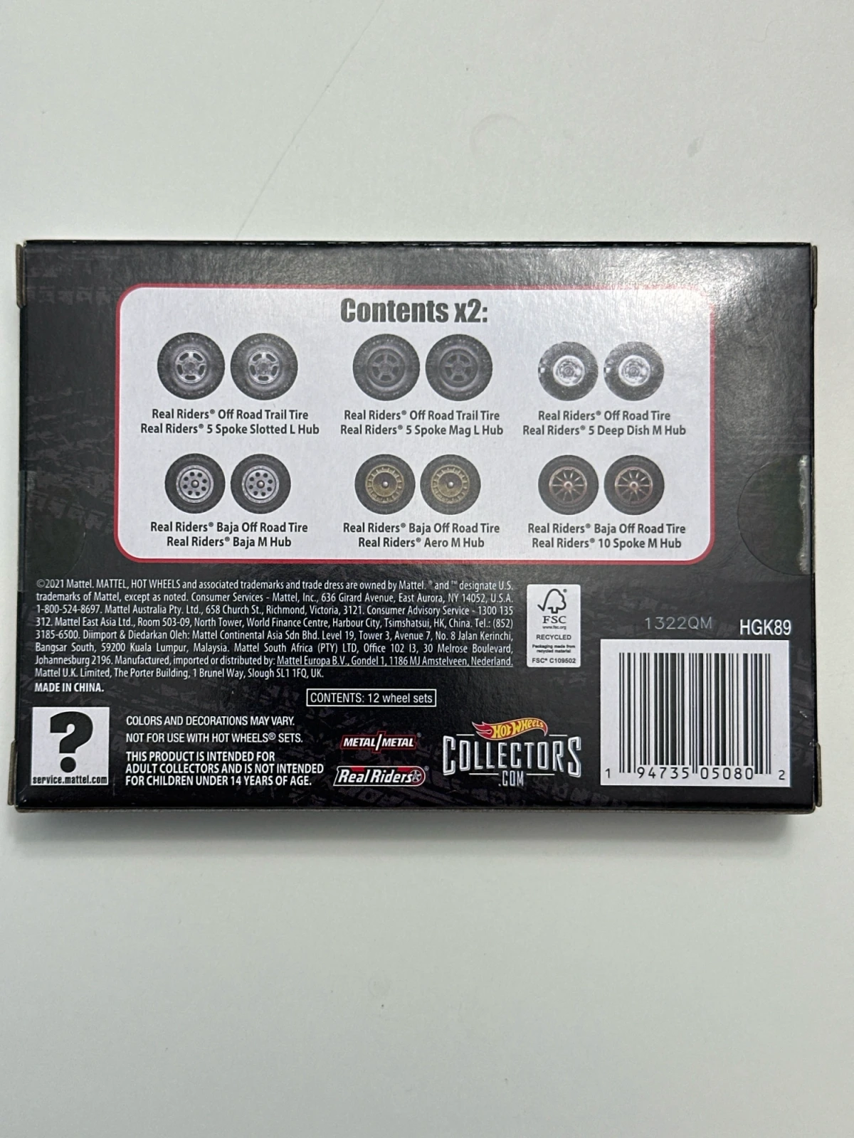 2022 Hot Wheels Real Riders Set 3 Other: Long (INT): Image 2