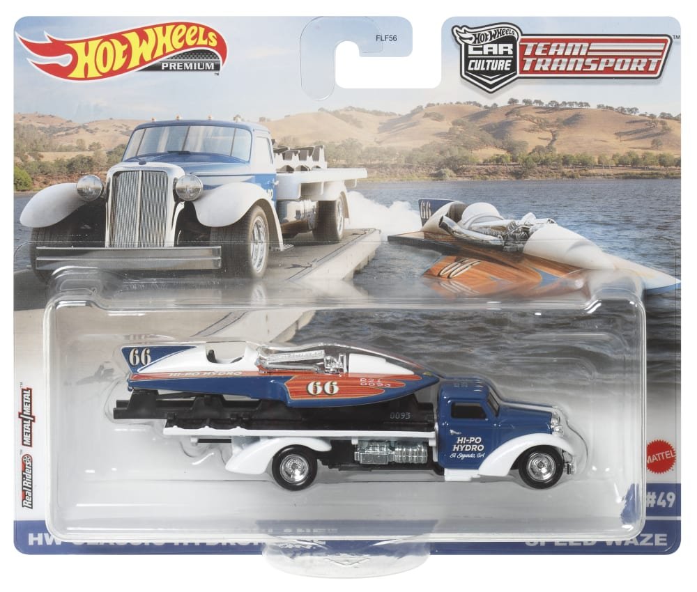 2022 HW Classic Hydroplane/Speed Waze Blue: Image 3