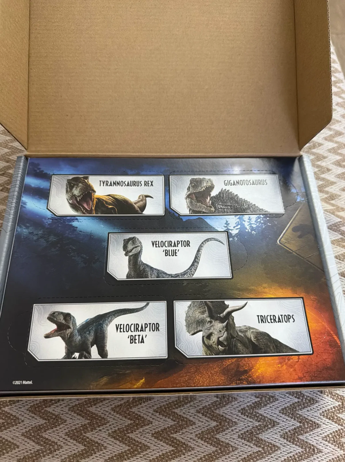 2022 Jurassic World Dominion 5-Car Collector Set Other: No Package: Image 2