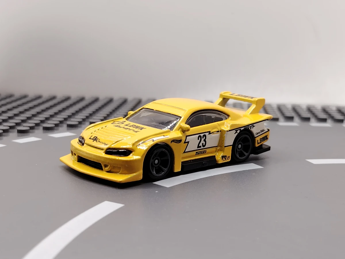2022 LB Super Silhouette Nissan Silvia (S15) Yellow: No Package: Image 3