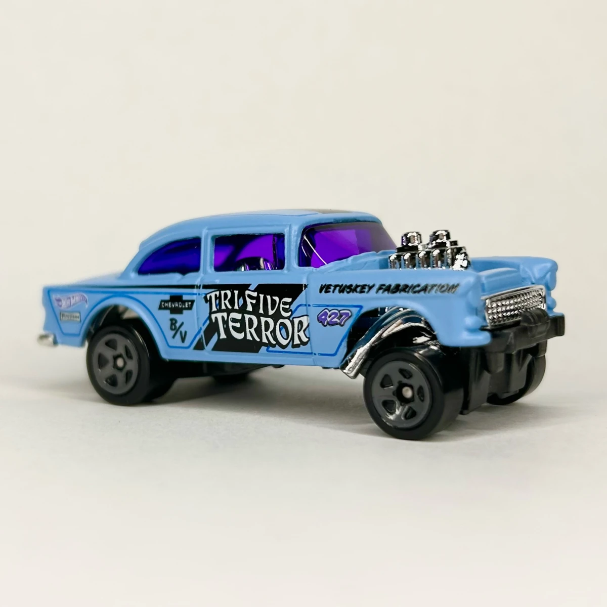 2023 55 Chevy Bel Air Gasser Blue: No Package: Image 3