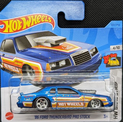 2023 86 Ford Thunderbird Pro Stock Blue: Short: Image 3