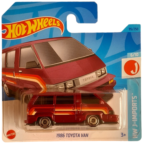 2023 1986 Toyota Van Red: Short Card: Image 3