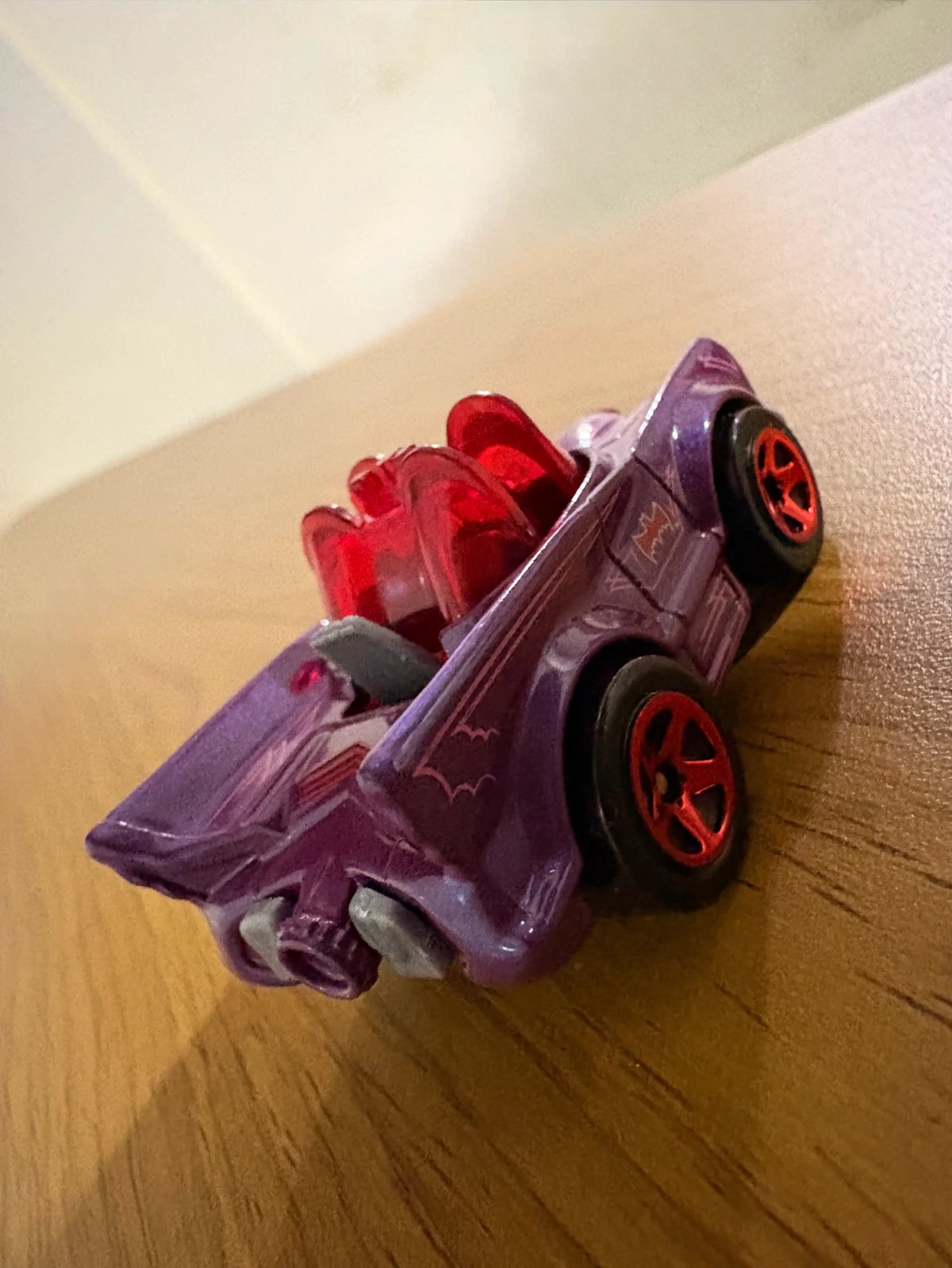 2023 Classic TV Series Batmobile Red: No Package: Image 3