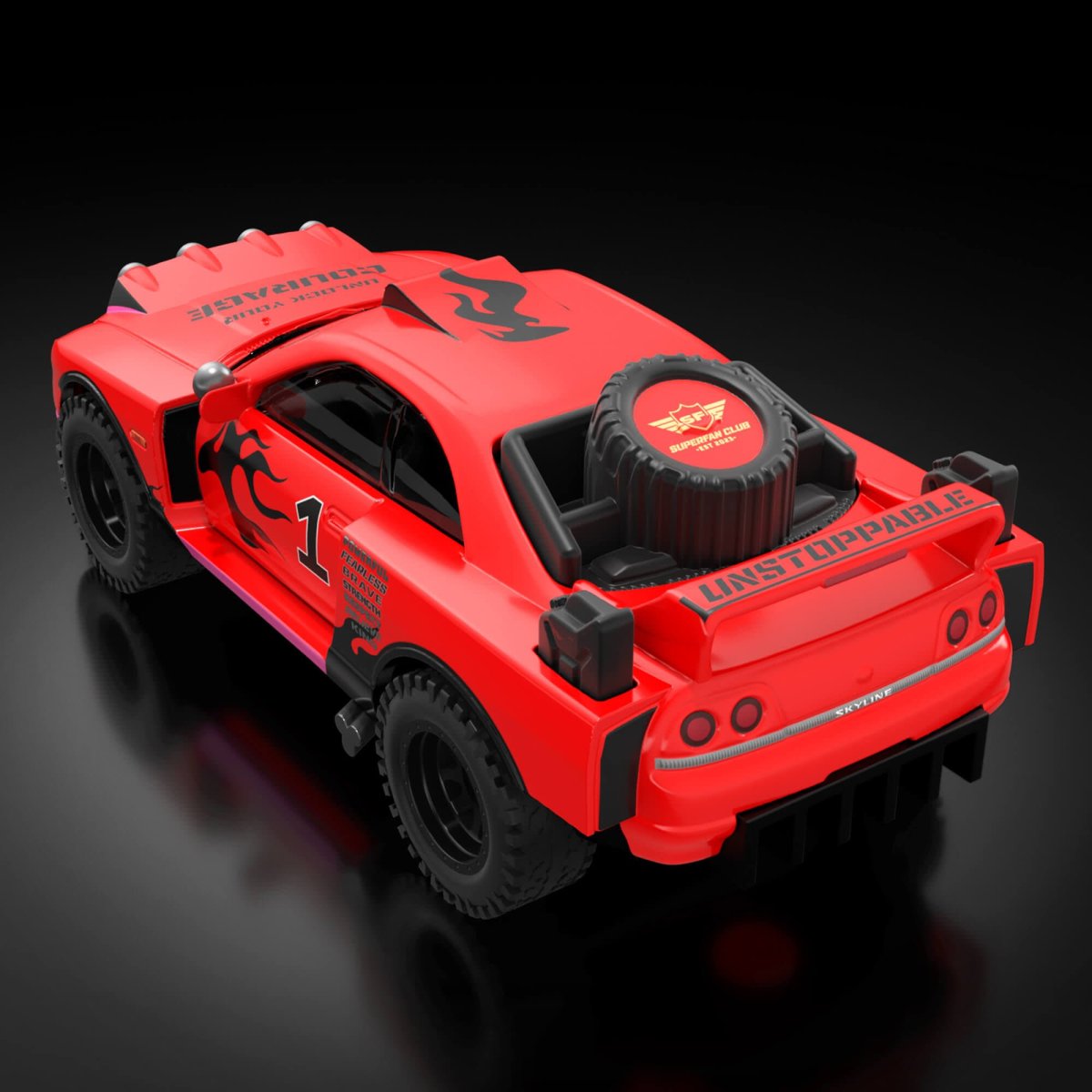 2023 Rally Resilience Ultimate Challenge Nissan Skyline GT-R (R33) Red: Image 10