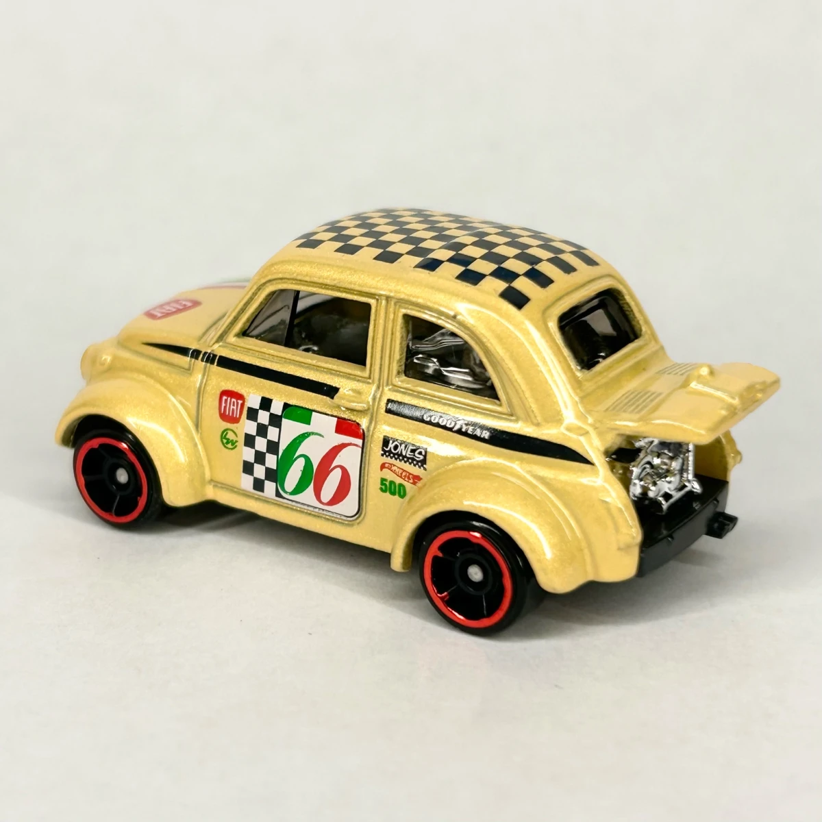 2024 60s Fiat 500D Modificado Yellow: No Package: Image 5