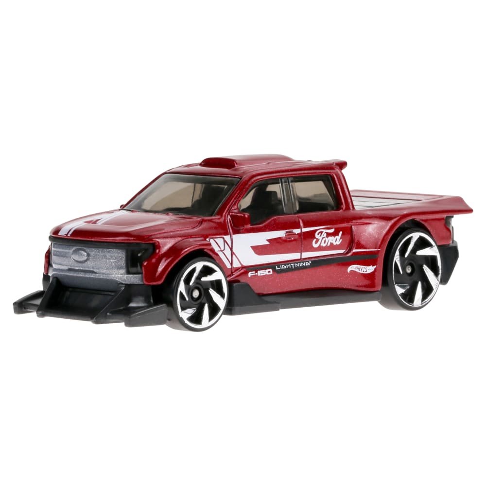2024 Ford F-150 Lightning Custom Red: Image 4