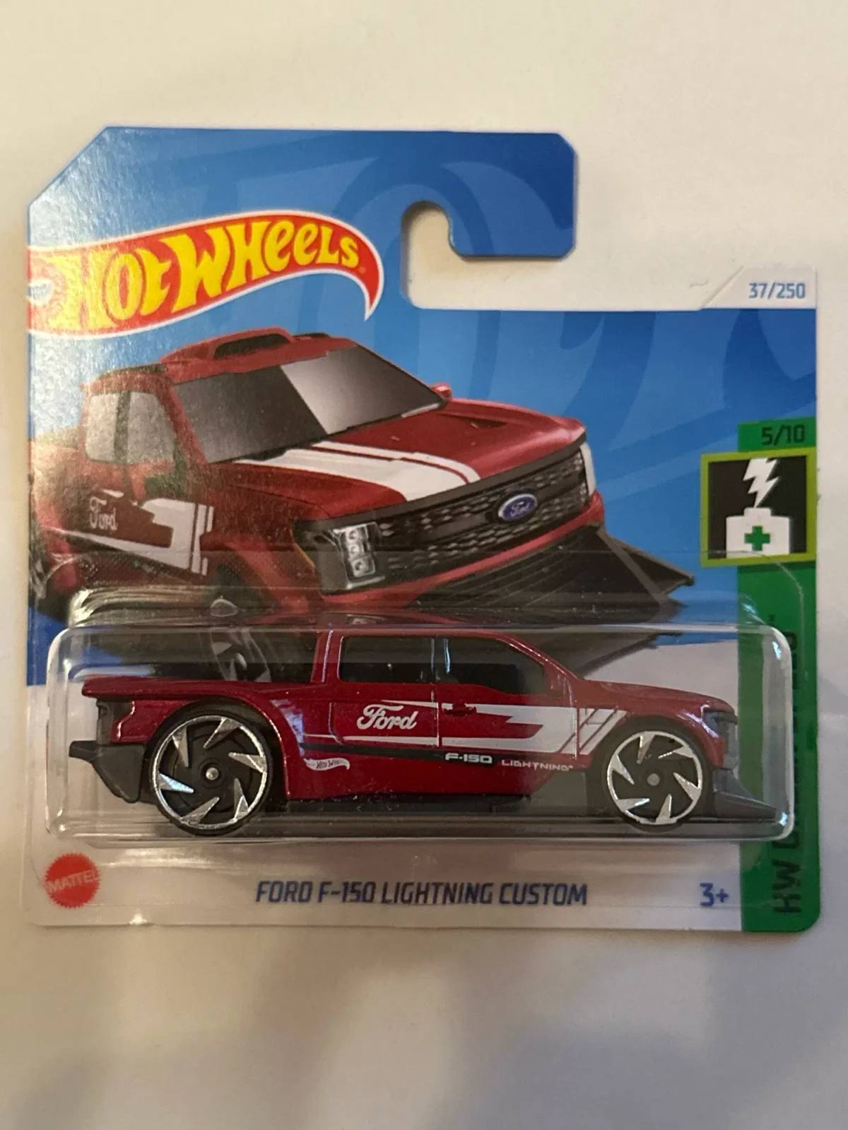 2024 Ford F-150 Lightning Custom Red: Short: Image 3