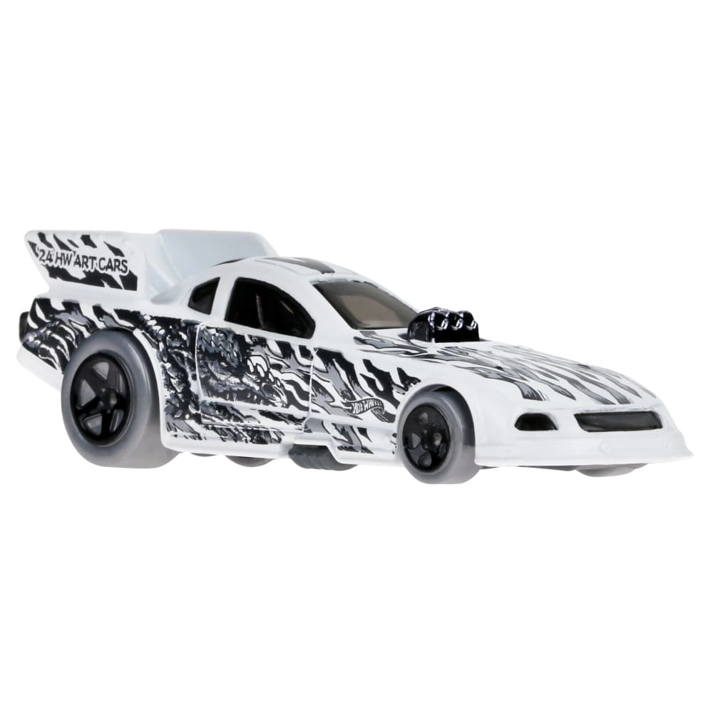 2024 Mustang Funny Car White: Image 4