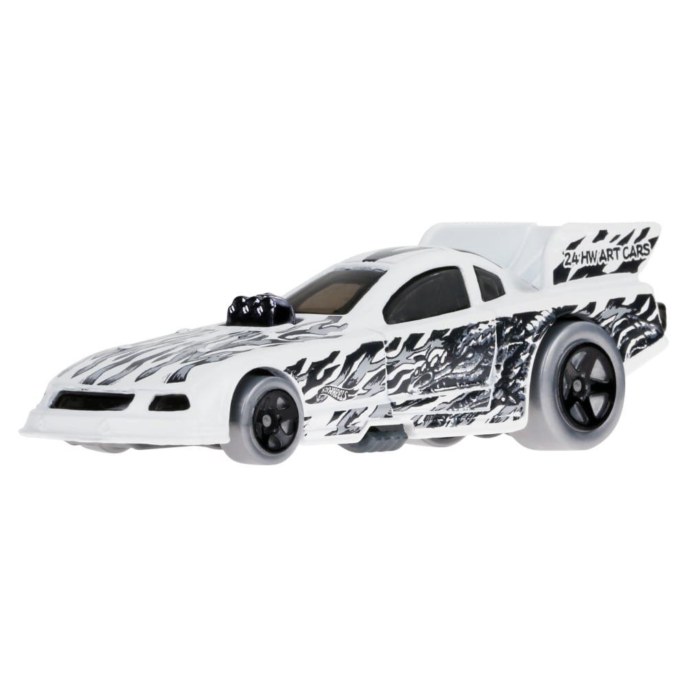 2024 Mustang Funny Car White: Image 3