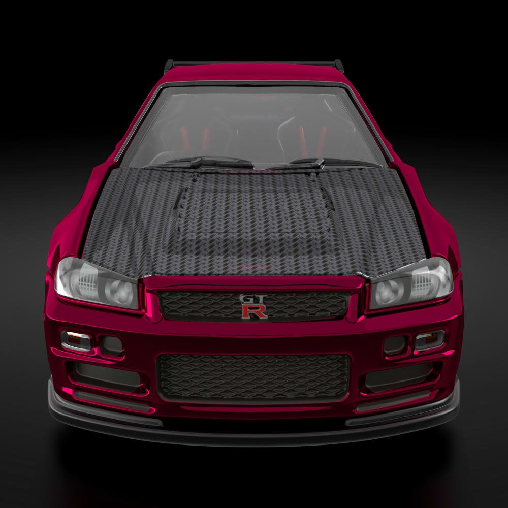 2024 Nissan Skyline GT-R (BNR34) Red: Image 5