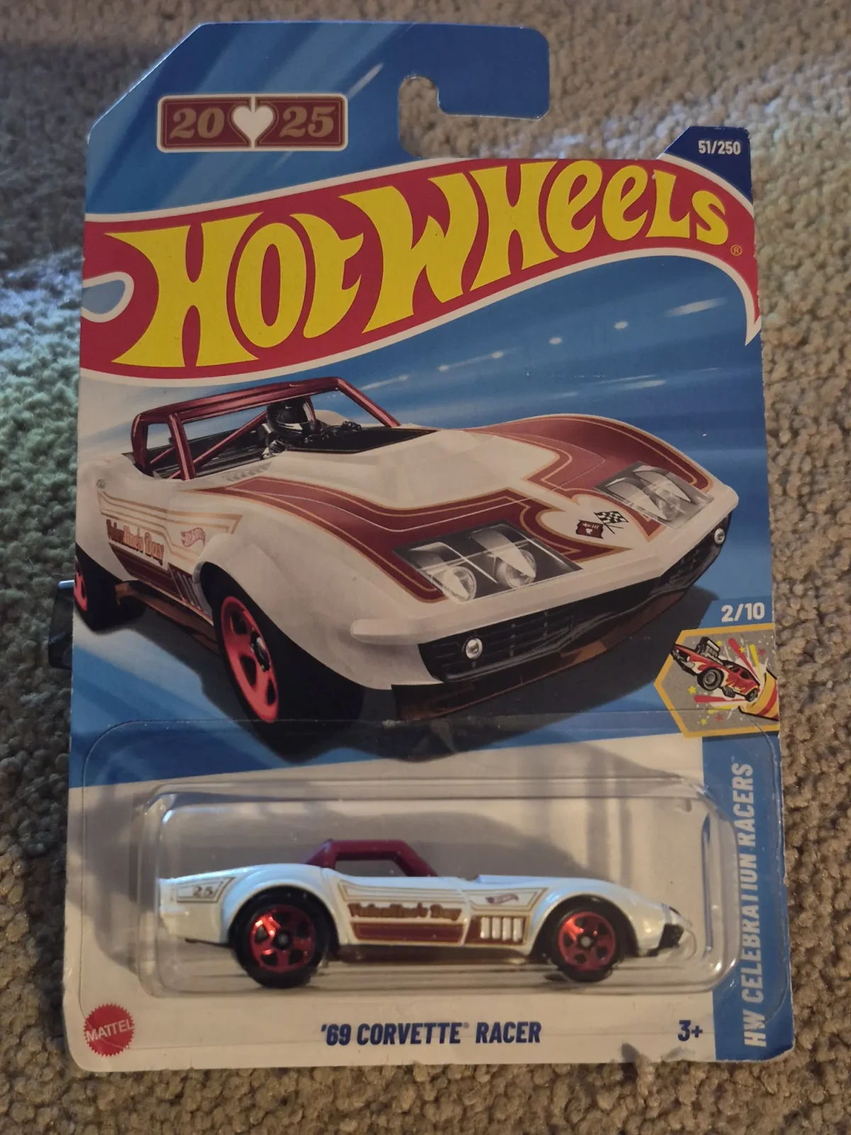 2025 69 Corvette Racer White: Long (INT): Image 3