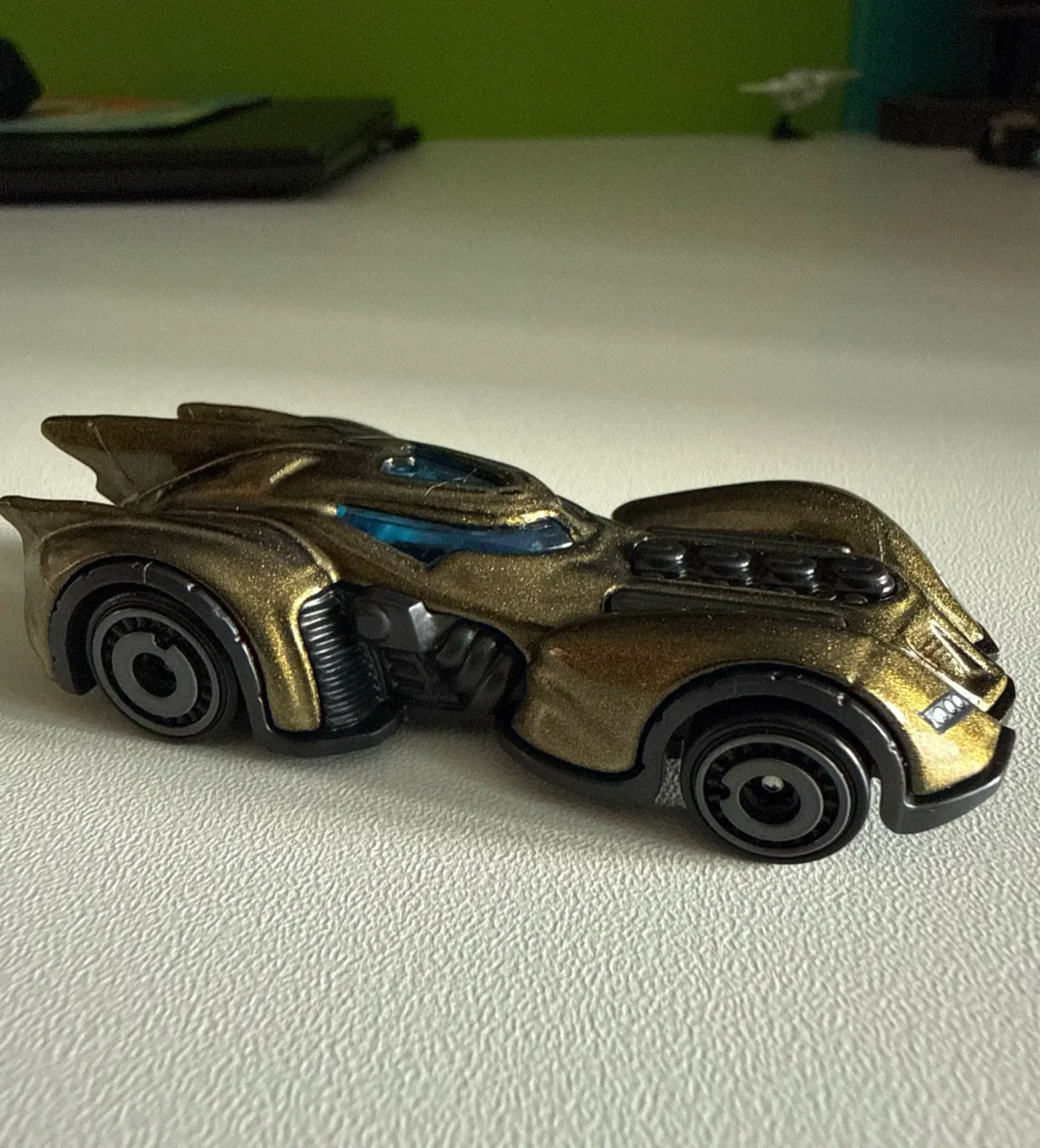 2025 Batman: Arkham Asylum Batmobile Gold: No Package: Image 4