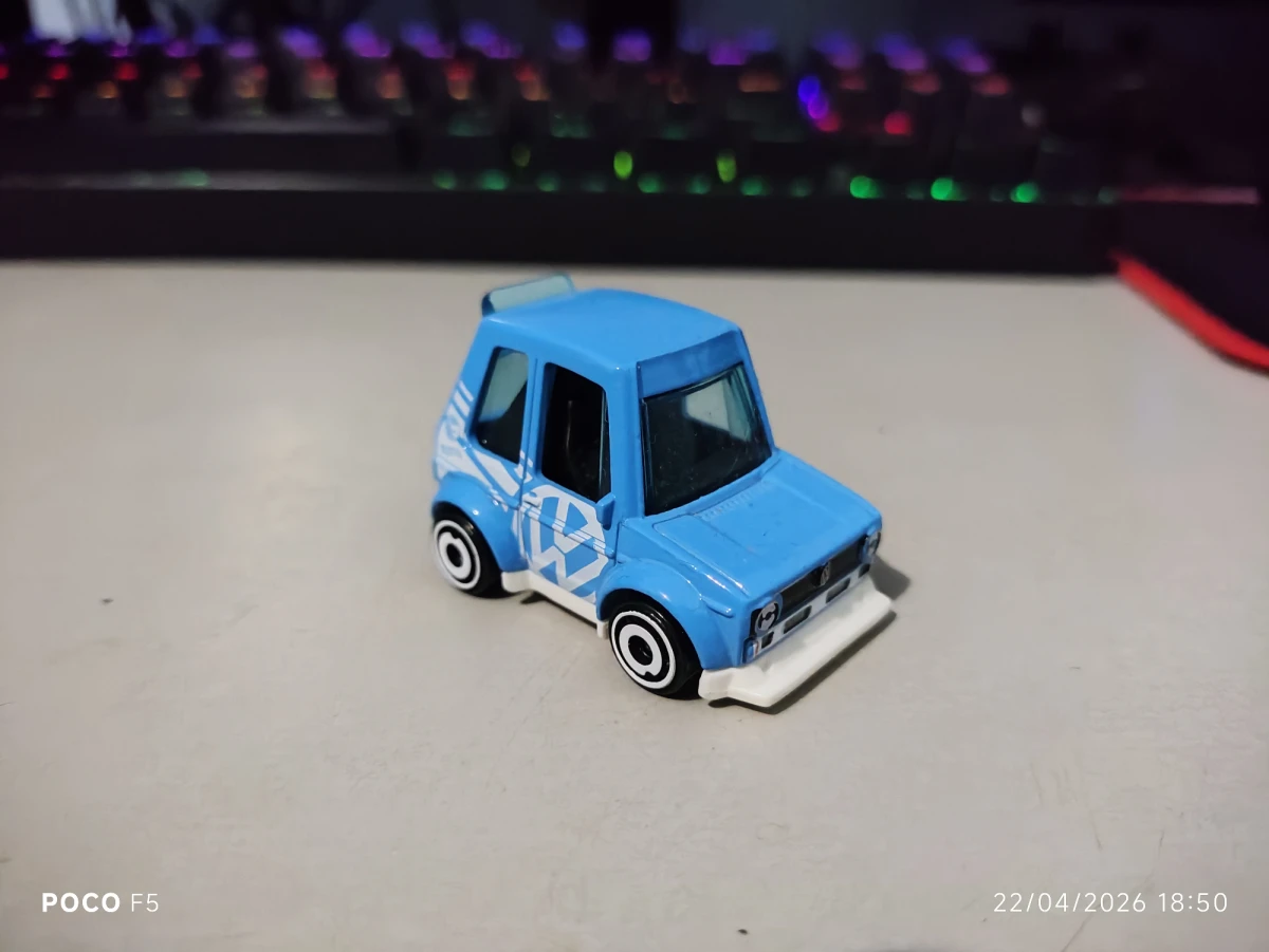 2023 Tooned Volkswagen Golf MK1 Blue: No Package: Image 3