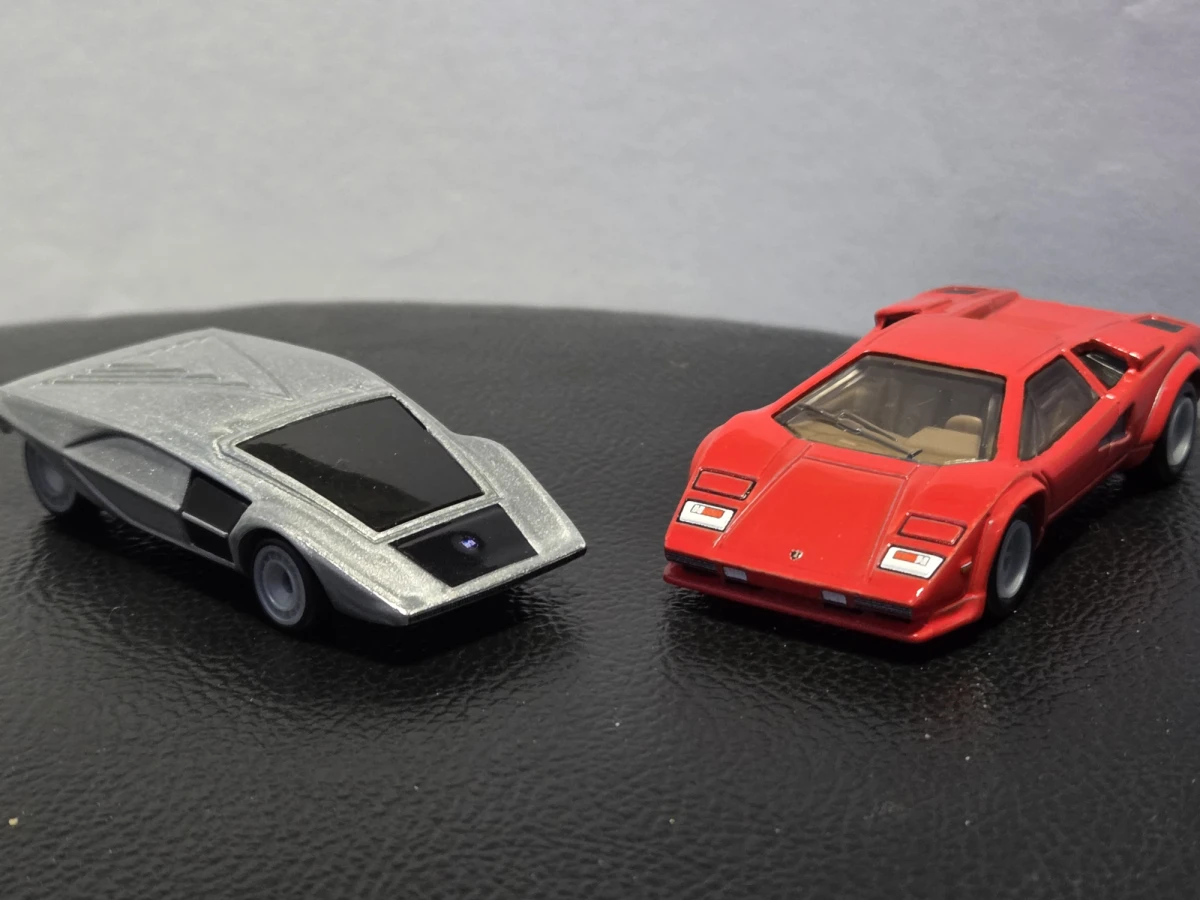 2025 Lamborghini Countach LP5000 QV & Lancia Stratos Zero Red: No Package: Image 2