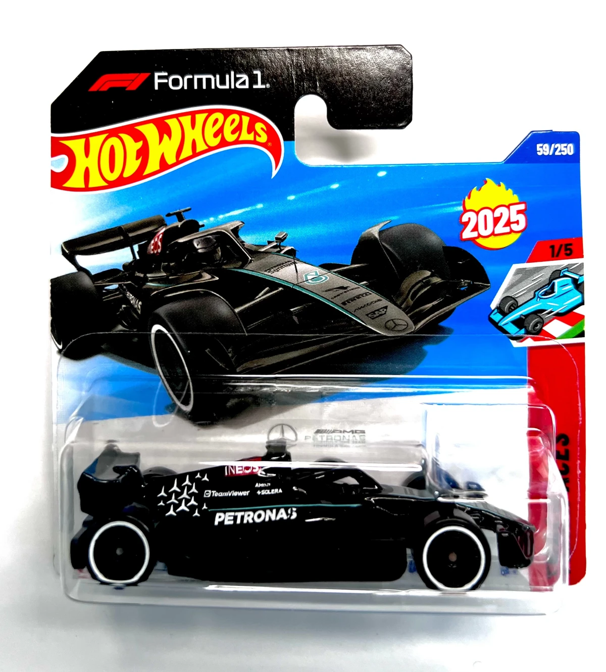 2025 Mercedes-AMG Petronas Formula One Team Black: Short: Image 2