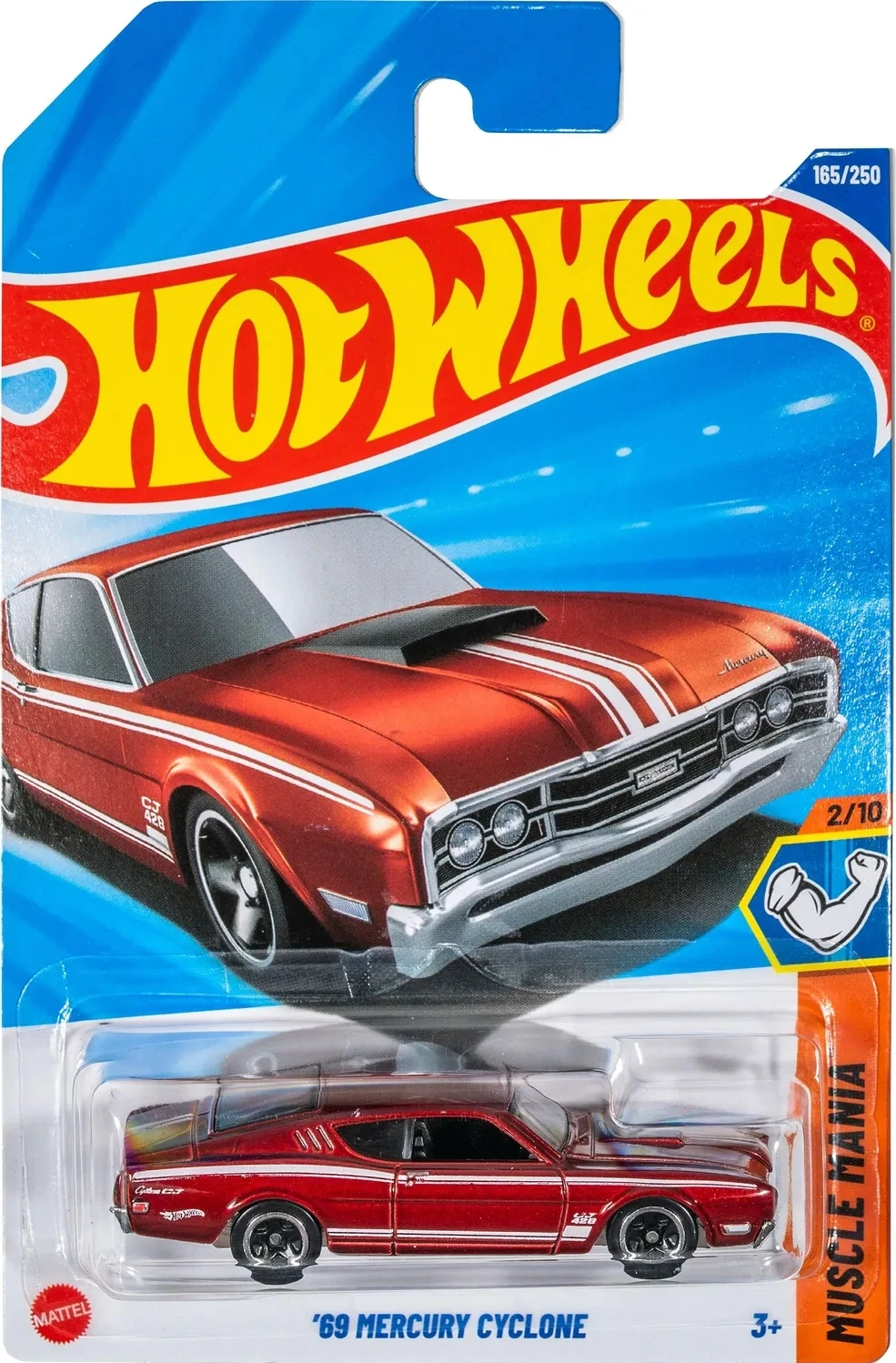2025 69 Mercury Cyclone Red: Long (INT): Image 3