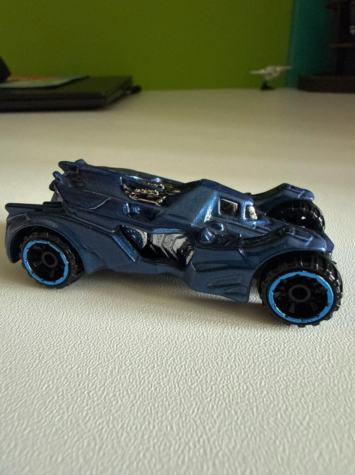 2024 Batman: Arkham Knight Batmobile Blue: No Package: Image 4