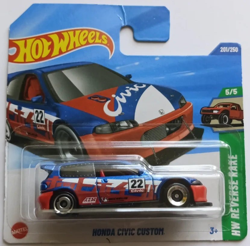 2025 Honda Civic Custom Blue: Short: Image 3
