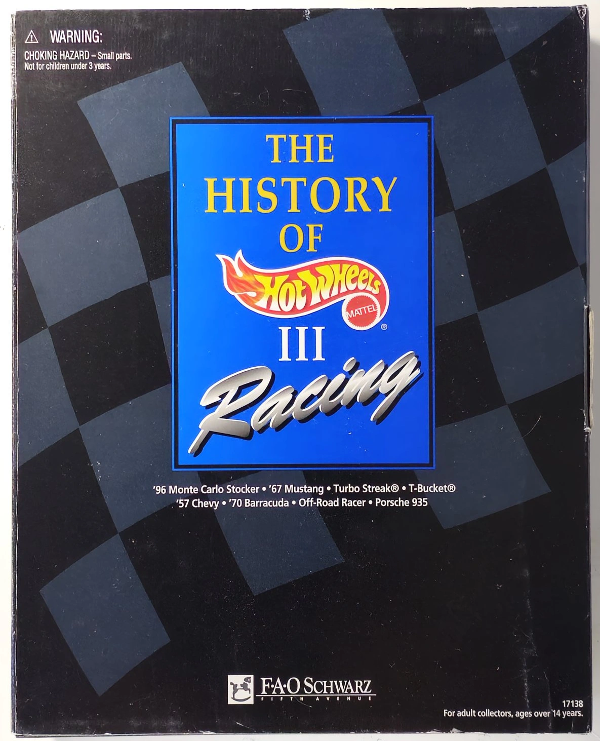 1997 FAO Schwarz History of Hot Wheels Racing III 8-Pack Other: Image 2