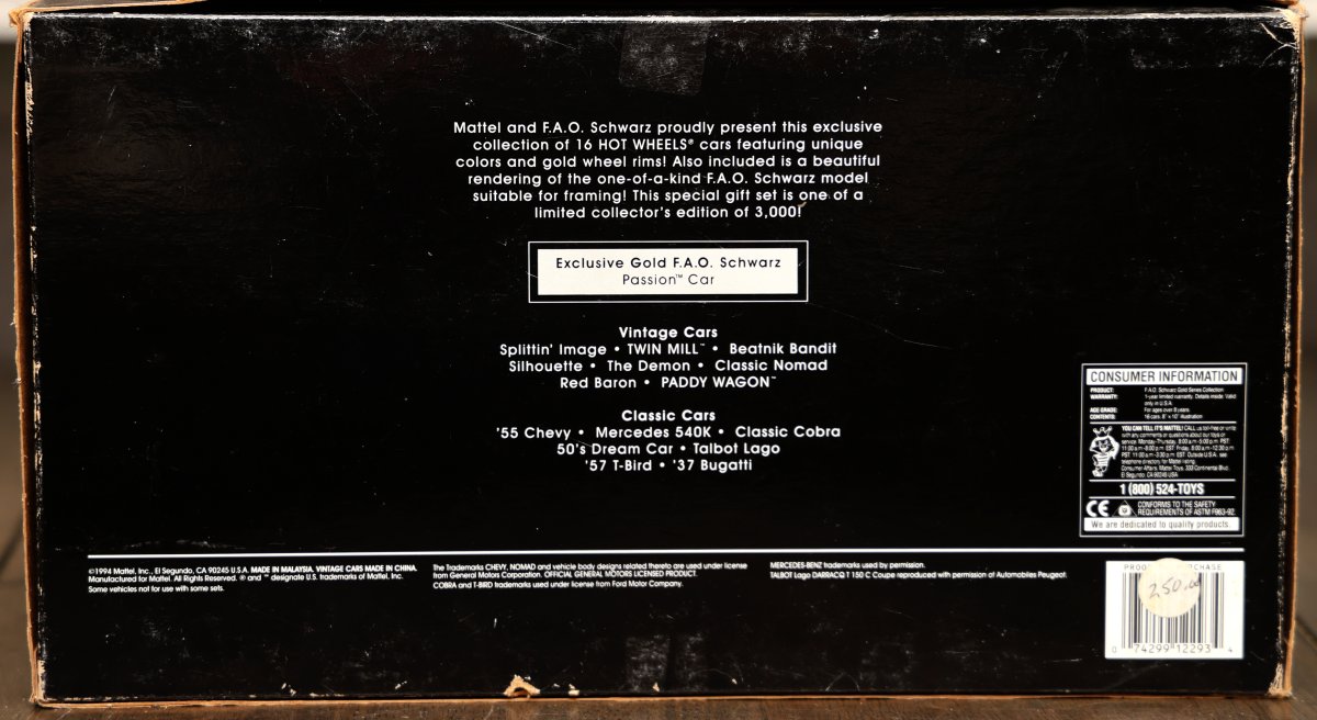 1994 FAO Schwarz Gold Series Collection I Other: Image 3