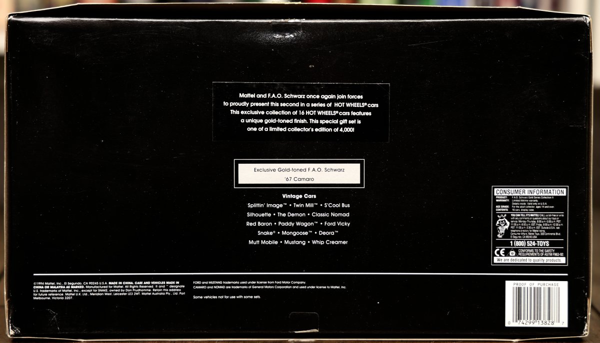 1995 FAO Schwarz Gold Series Collection II Gold: Image 3