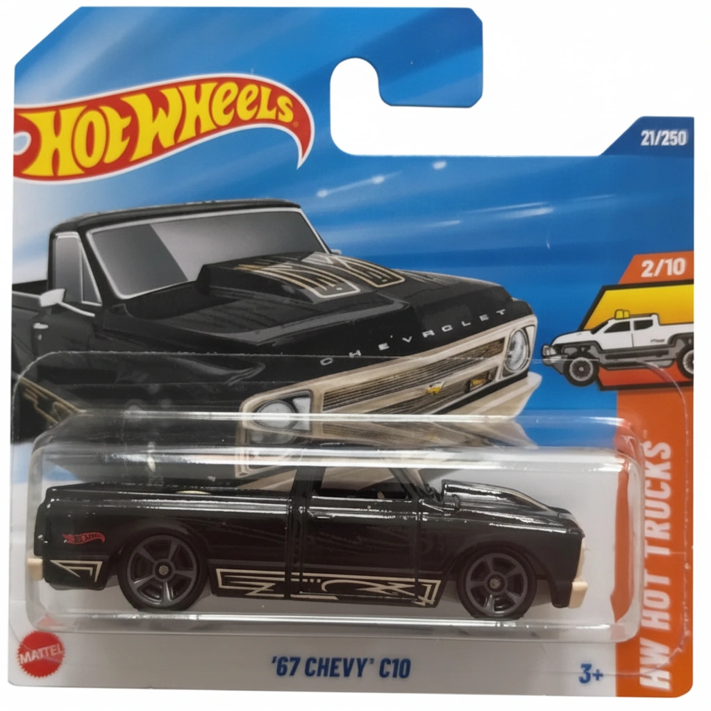 2025 67 Chevy C10 Black: Short: Image 3