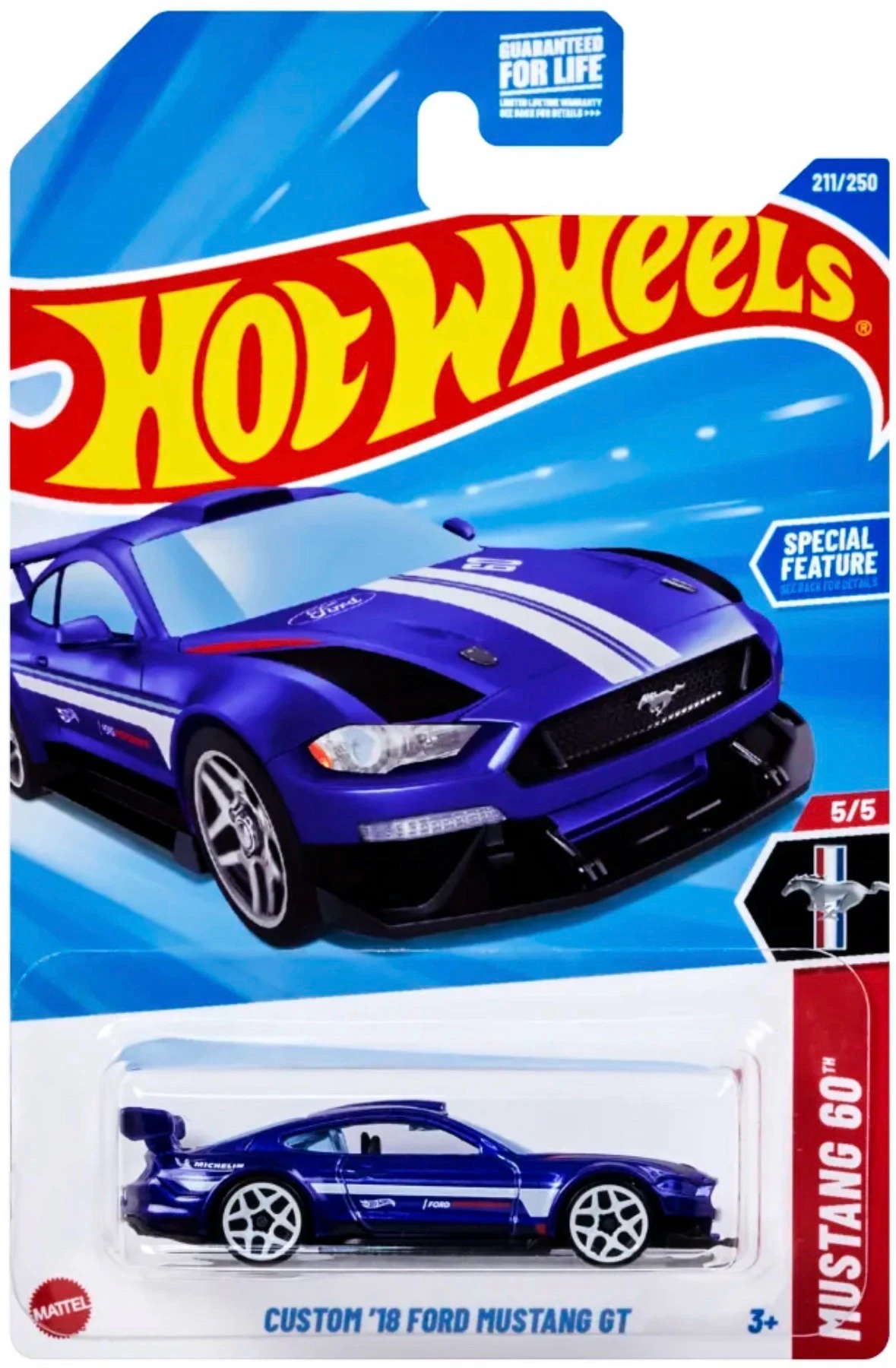 2025 Custom '18 Ford Mustang GT Blue: Long (US): Image 5