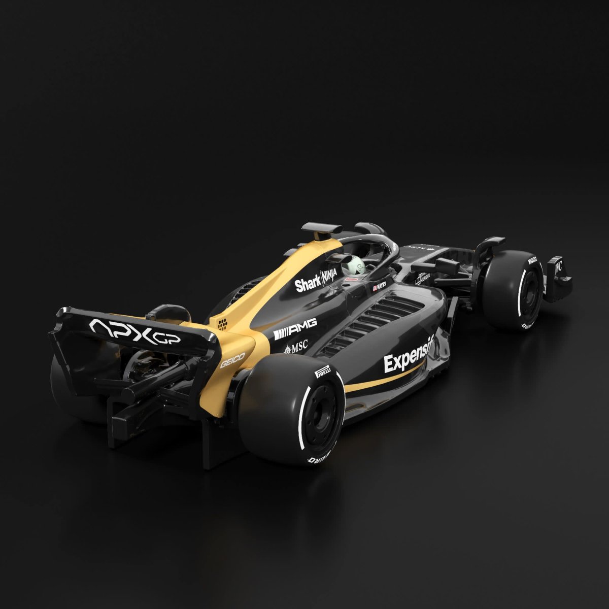 2025 Hot Wheels F1 the Movie - APXGP Black: Image 12