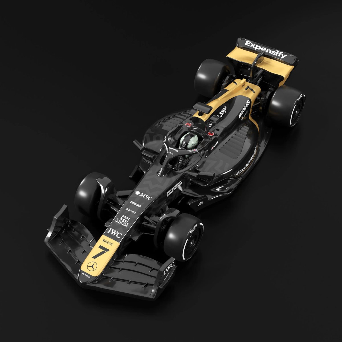 2025 Hot Wheels F1 the Movie - APXGP Black: Image 5