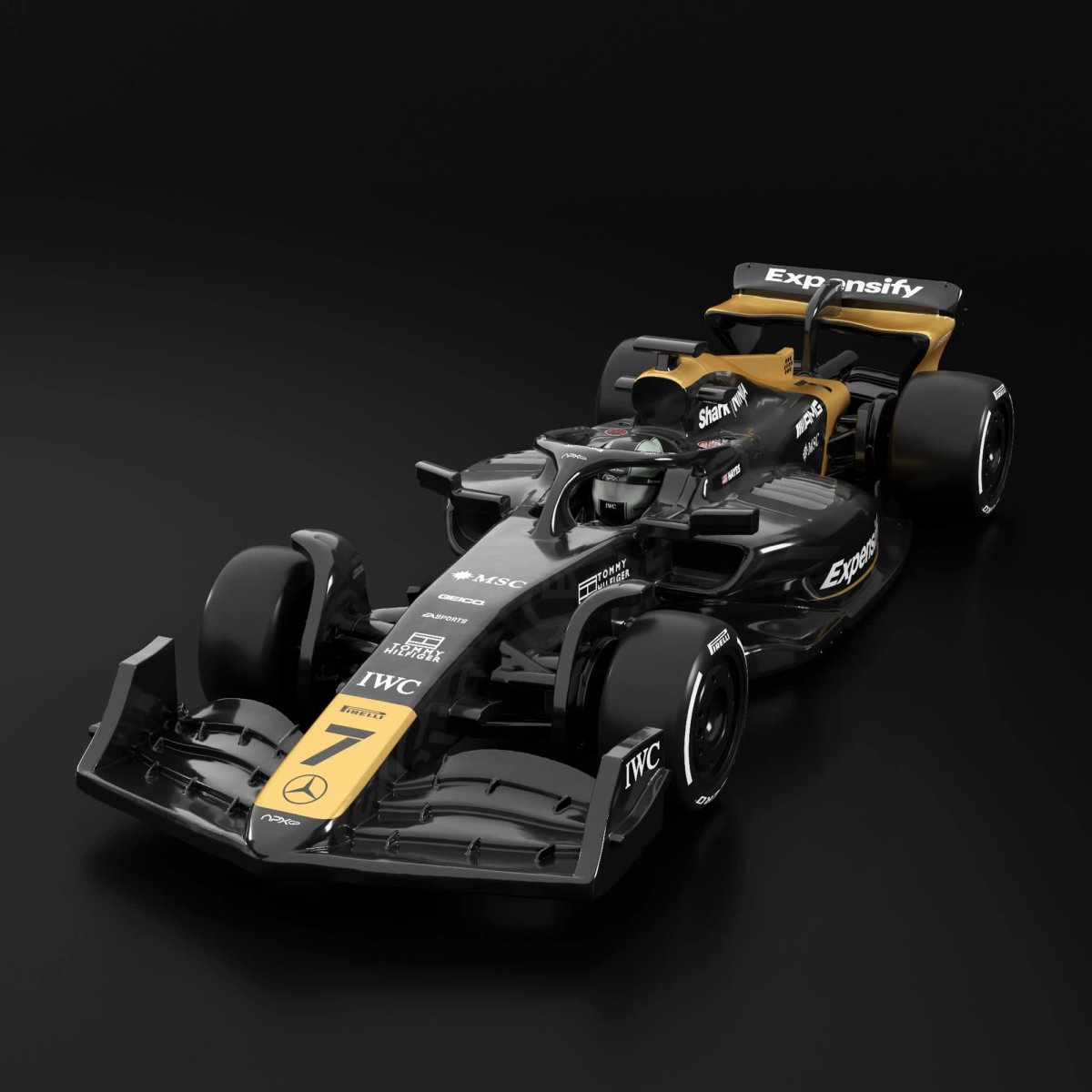 2025 Hot Wheels F1 the Movie - APXGP Black: Image 11
