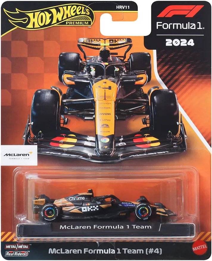Hot Wheels McLaren Formula 1 Team - MCL38 (#4)